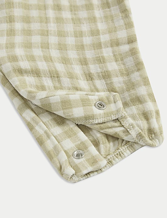 Pure Cotton Snack Time Romper (0-3 Yrs)