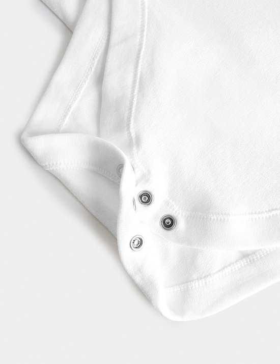 3 Pack Pure Cotton Adaptive Bodysuits (3-16 Yrs)