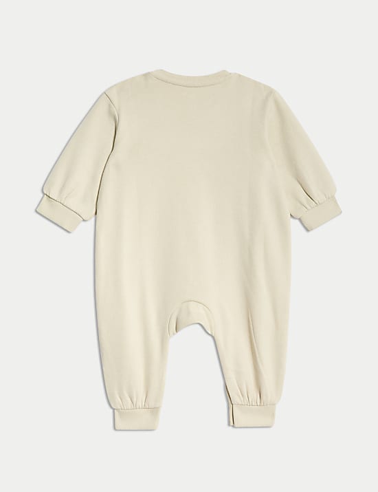 Cotton Rich Slogan Romper (0-3 Yrs)