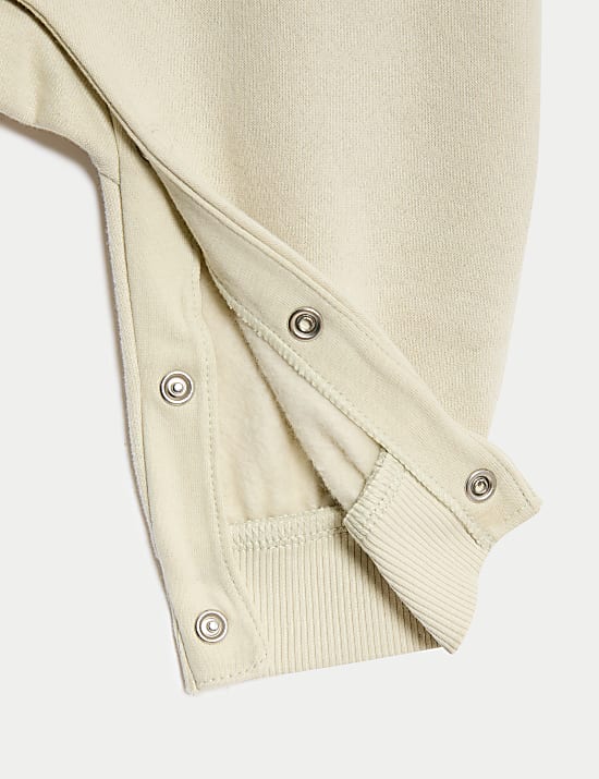 Cotton Rich Slogan Romper (0-3 Yrs)