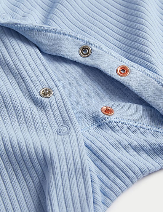 2pk Adaptive Pure Cotton Sleepsuits (7lbs-16 Yrs)