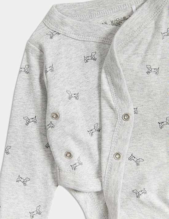 2pk Hip Dysplasia Pure Cotton Bodysuits (7lbs-1 Yrs)