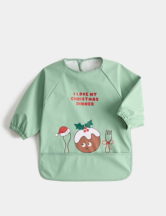 Christmas Feeding Bib (6 Mths-3 Yrs)