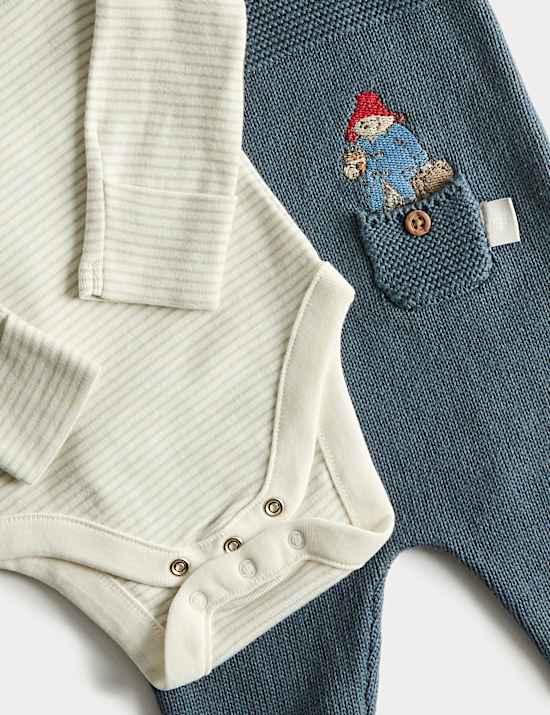 2pc Pure Cotton Paddington™ Knitted Outfit (0-12 Mths)