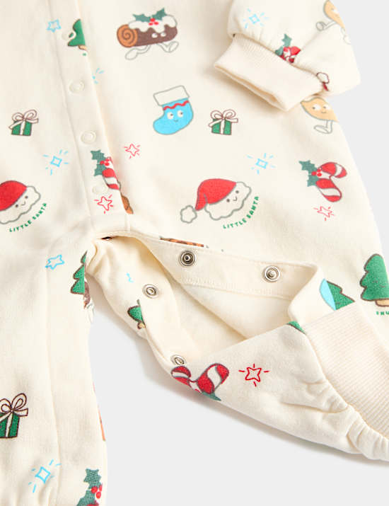 Christmas Print All in One Outfit (Newborn-3 Yrs)