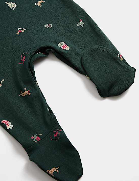 Baju Tidur Motif Natal (0-3 Tahun)