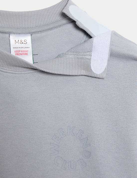 Adaptive Cotton Rich Sweatshirt (2-16 Yrs)