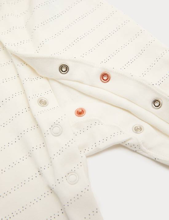 3 Pack Pure Cotton Sleepsuits (Early - 3 Years)