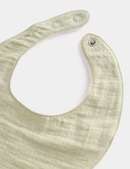 3 Pack Pure Cotton Bibs