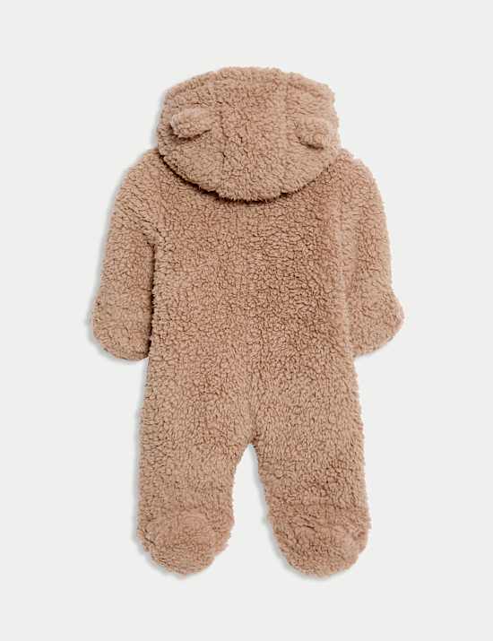 Borg Zip Pramsuit (0-12 Mths)