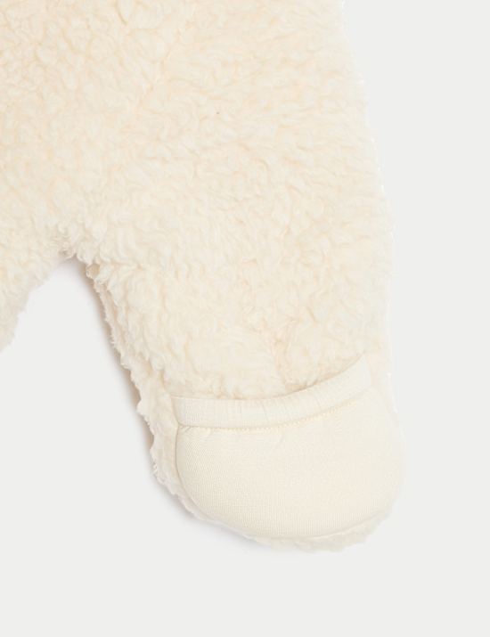 Borg Zip Pramsuit (0-12 Mths)