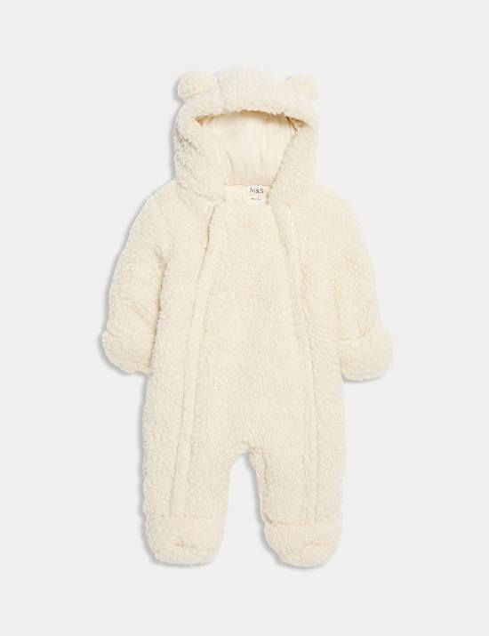 Borg Zip Pramsuit (0-12 Mths)