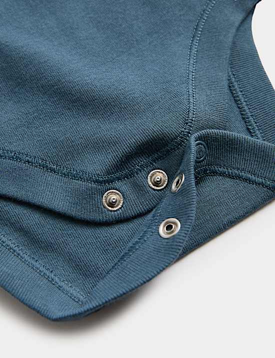 5 Pack Pure Cotton Bodysuits (7lbs - 3 Yrs)