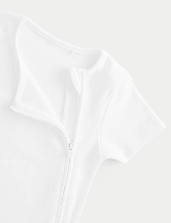 Pack de 3 peleles 100 % algod&oacute;n blancos (0 -3 a&ntilde;os)