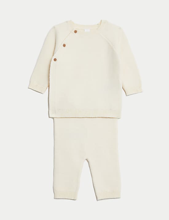 2 potong Pakaian Rajut (7lbs-1 Thn)