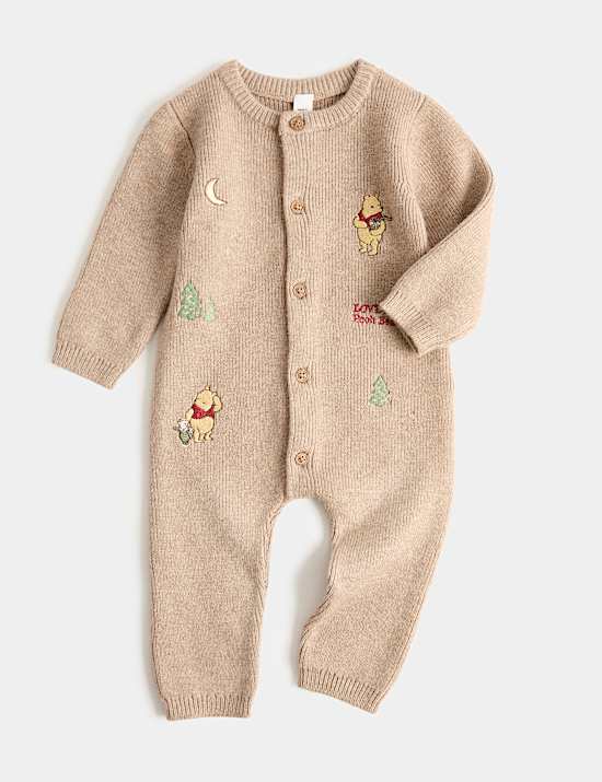 Winnie the Pooh&trade; Knitted All in One (0-18 Mths)