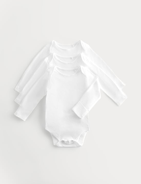 3 Pack DreamSkin&reg; Long Sleeve Bodysuit (5lbs-3 Yrs)