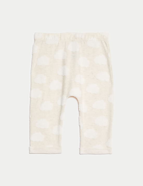 2pc Cotton Blend Textured Cloud Outfit (0-12 Mths)