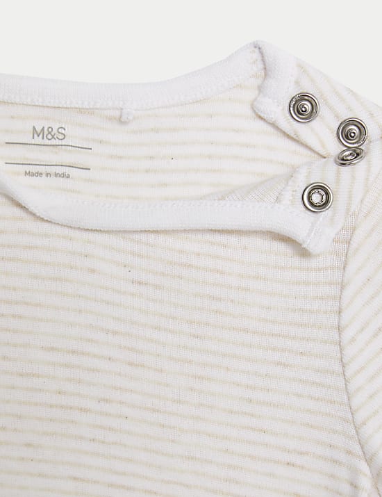 2pc Pure Cotton Dungaree Outfit (0-12 Mths)