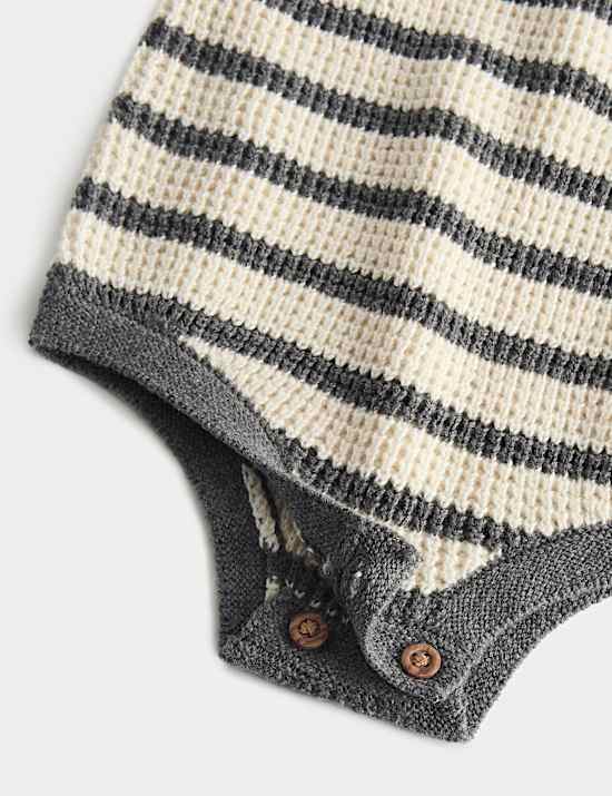 Little Monster Knitted Romper (7lbs-1 Yrs)