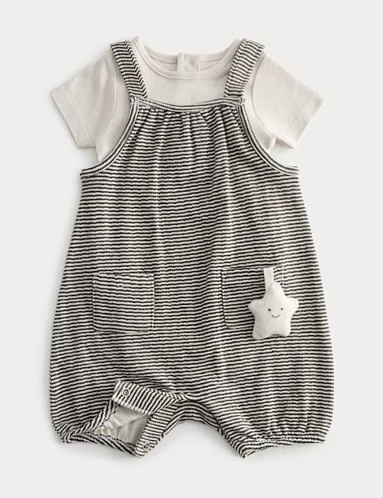 Pure Cotton Dungaree Outfit (7lbs-1 Yrs)