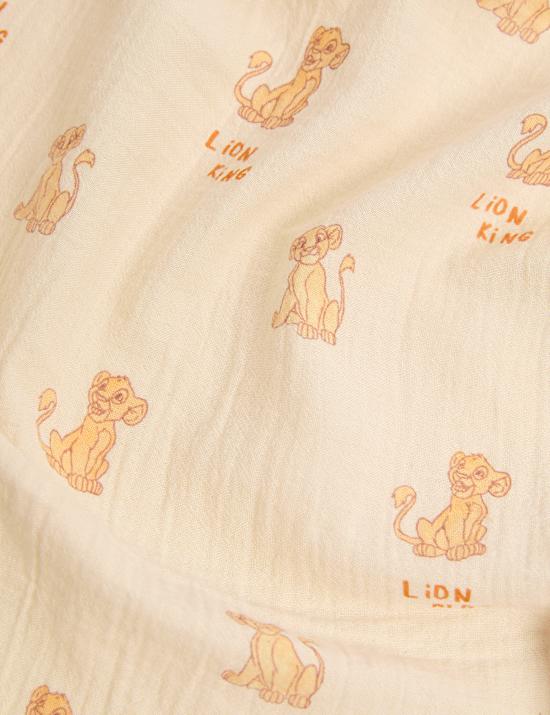3pk Pure Cotton Lion King™ Muslins