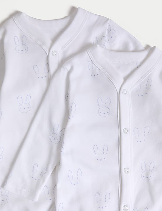 Set van 5 zuiver katoenen slaappakjes (0-3 jaar)