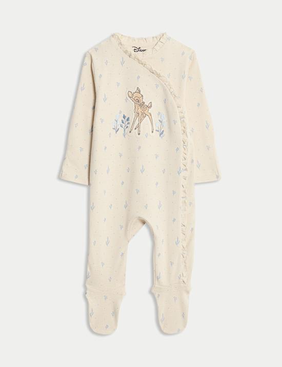 Pure Cotton Bambi™ Sleepsuit (7lbs-3 Yrs)
