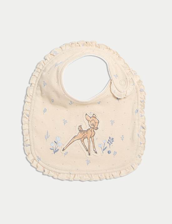 3pc Pure Cotton Bambi™ Outfit and Bib (7lbs-9 Mths)