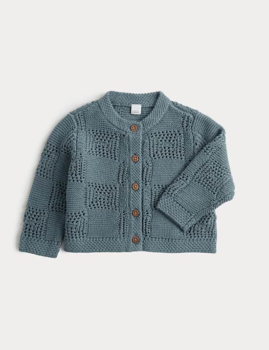 Dollshouse Blue Matinee Cardigan (7lbs-12 Mths)