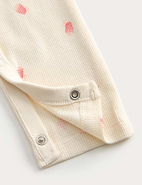 2 Piece Cotton Cinema Sleepsuit with Bib (7lbs-2 Yrs)