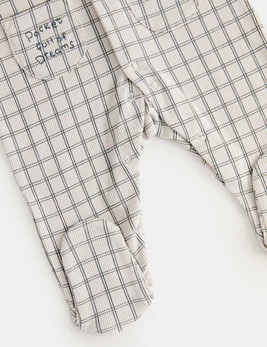 3 Pack Cotton Rich Sleepsuits (0-3 Yrs)