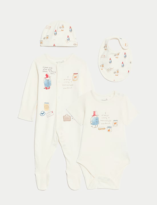 4pc Pure Cotton Paddington&trade; Starter Set (7lbs-1 Yrs)