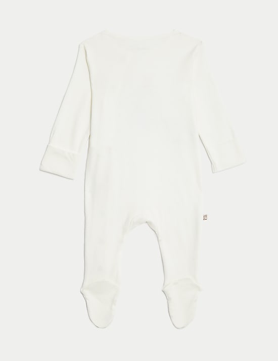 2pk Pure Cotton Paddington&trade; Sleepsuits (7lbs-1 Yrs)