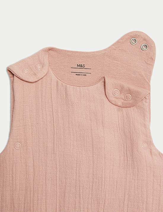 Pure Cotton 1.5 Tog Sleeping Bag (0-36 Mths)
