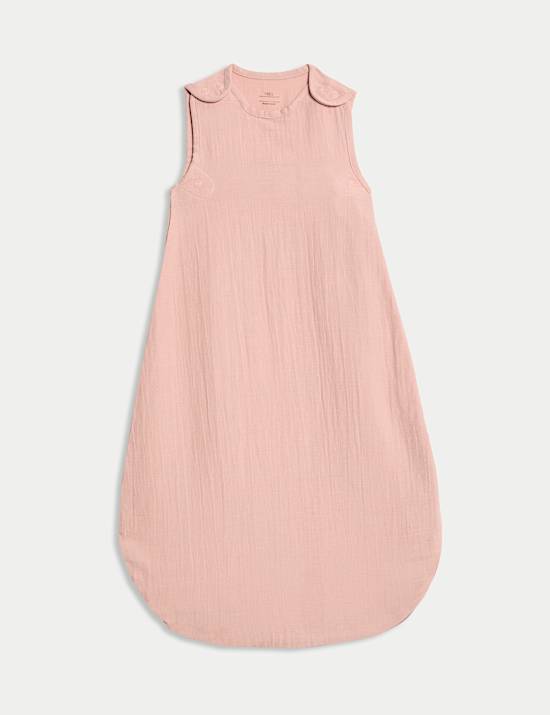 Pure Cotton 0.5 Tog Sleeping Bag (0-3 Yrs)