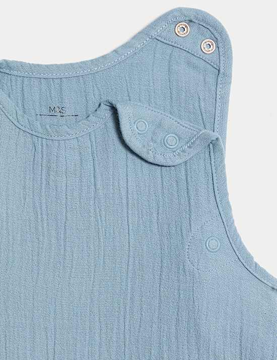 Pure Cotton 0.5 Tog Sleeping Bag (0-3 Yrs)