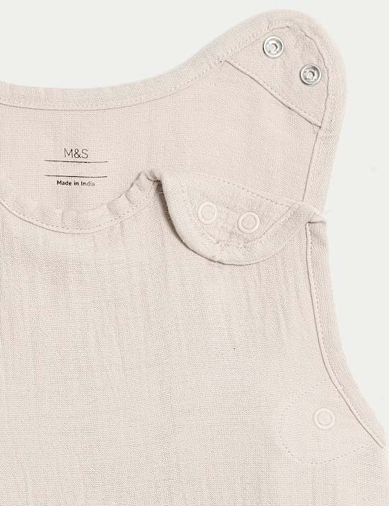 Puur katoenen trappelzak, 0,5 tog (0-3 jaar)