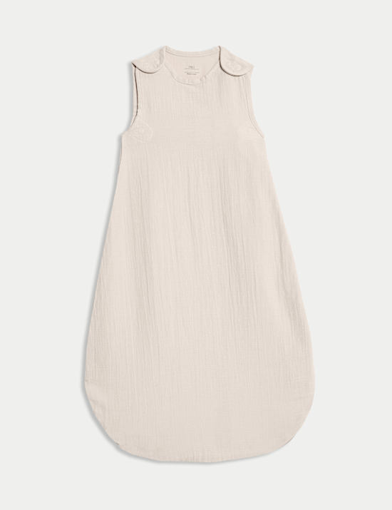 Pure Cotton 0.5 Tog Sleeping Bag (0-3 Yrs)