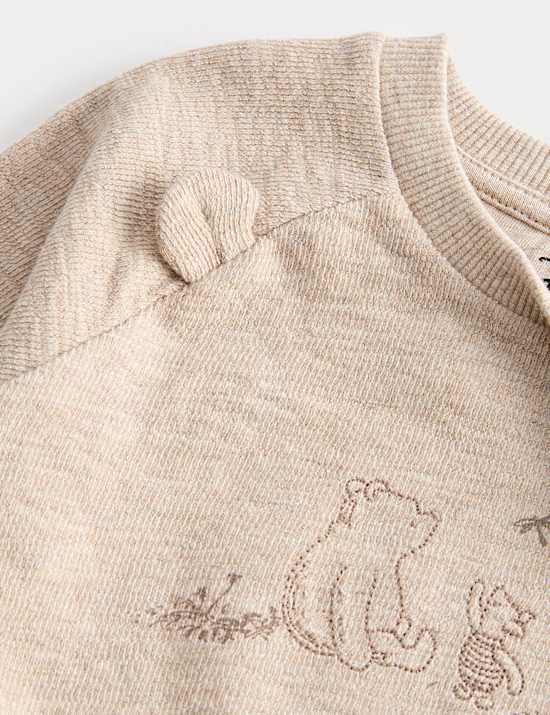 2-delige katoenrijke Winnie-the-Pooh & Friends™-outfit (0-12 maanden)