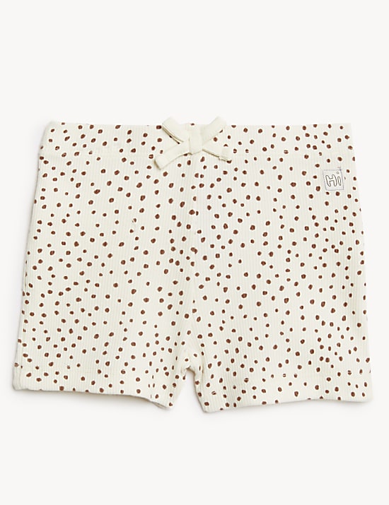 Cotton Rich Spot Shorts