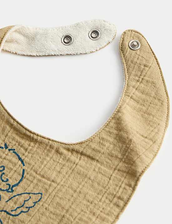 3 Pack Cotton Rich Dribble Bibs