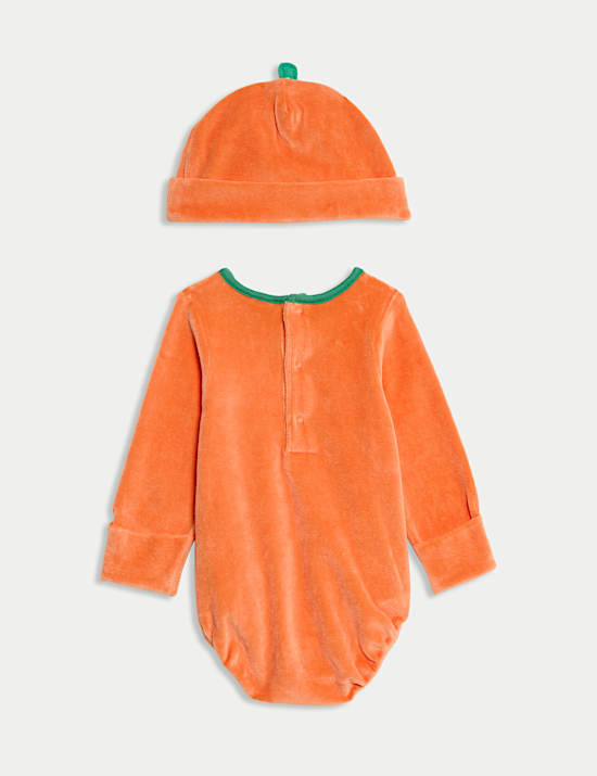 2pc Cotton Rich Halloween Pumpkin Outfit (0-24 Mths)