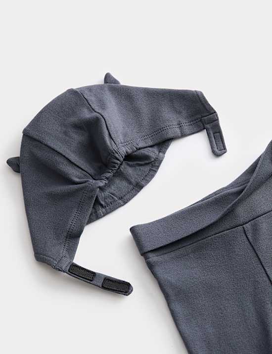 3pc Novelty Halloween Bat Outfit (0-24 Mths)