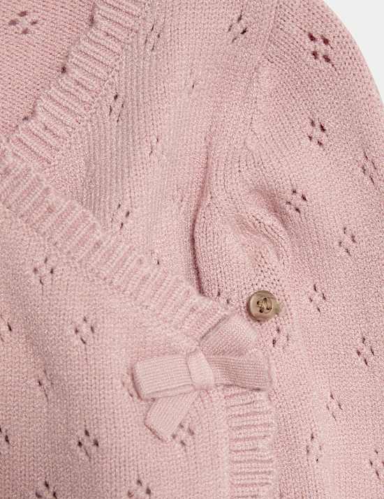 Ντε πιες πλεκτό σύνολο Wrap (0-12 μηνών)