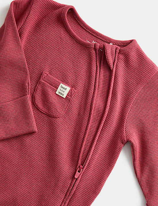 3pk Pure Cotton Sleepsuits (6½lbs-3Yrs)