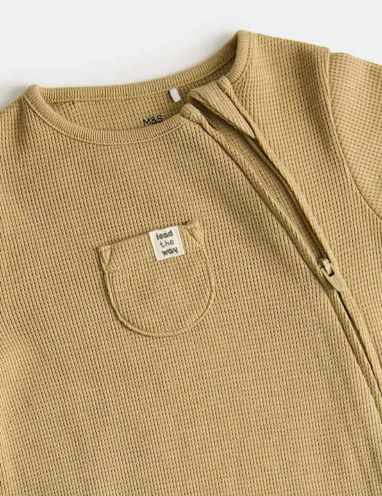 3pk Pure Cotton Sleepsuits (6½lbs-3Yrs)