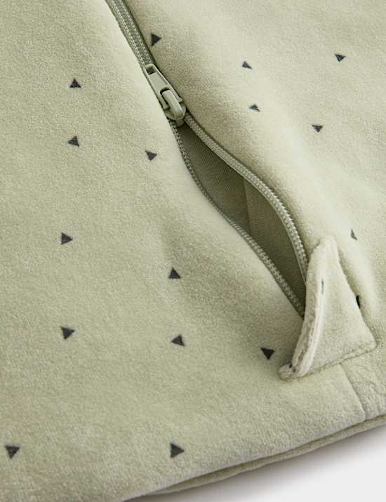 Velour Geometric 2.5 Tog Sleeping Bag (0-36 Mths)