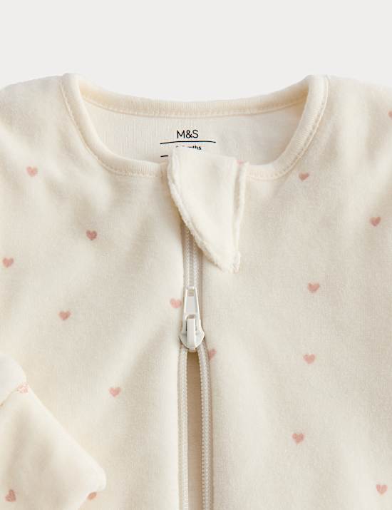 Cotton Rich Velour 2.5 Tog Sleeping Bag (0-36 Mths)