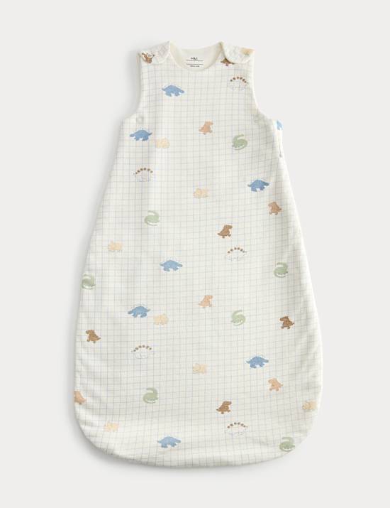 Spac&iacute; pytel 1,5 tog s potiskem dinosaura, z čist&eacute; bavlny (0&ndash;3 roky)